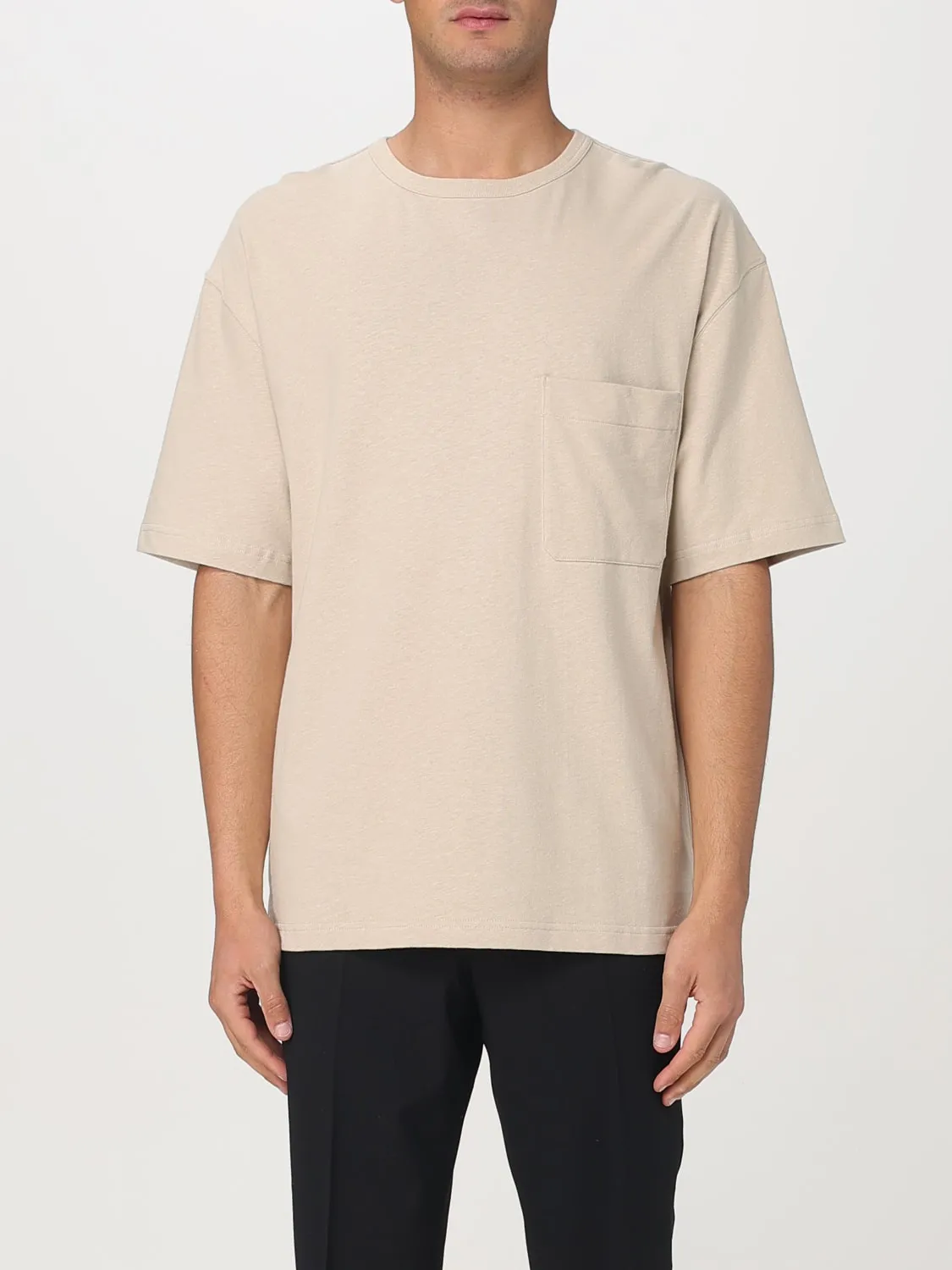 T-shirt basic Lemaire in cotone e lino