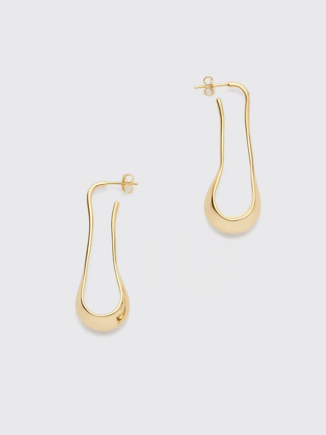 Orecchini Short Drop Lemaire in ottone