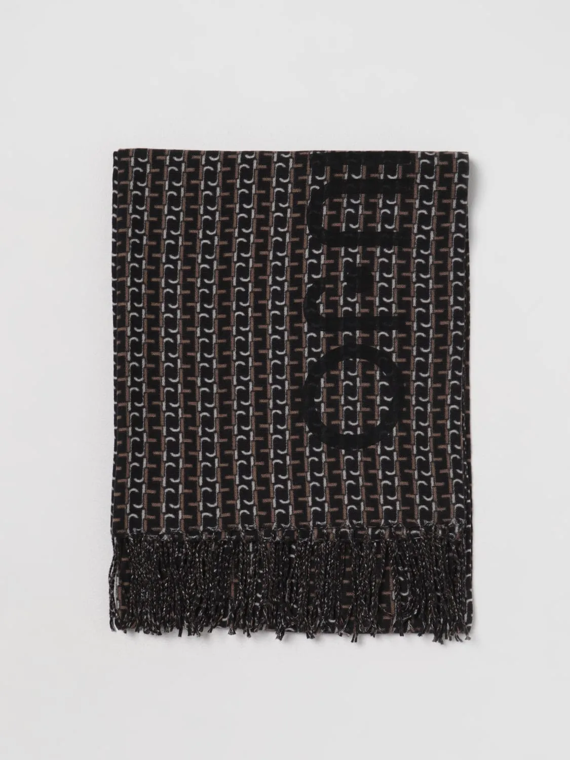 Sciarpa Liu Jo in tessuto sintetico con stampa manogram all over