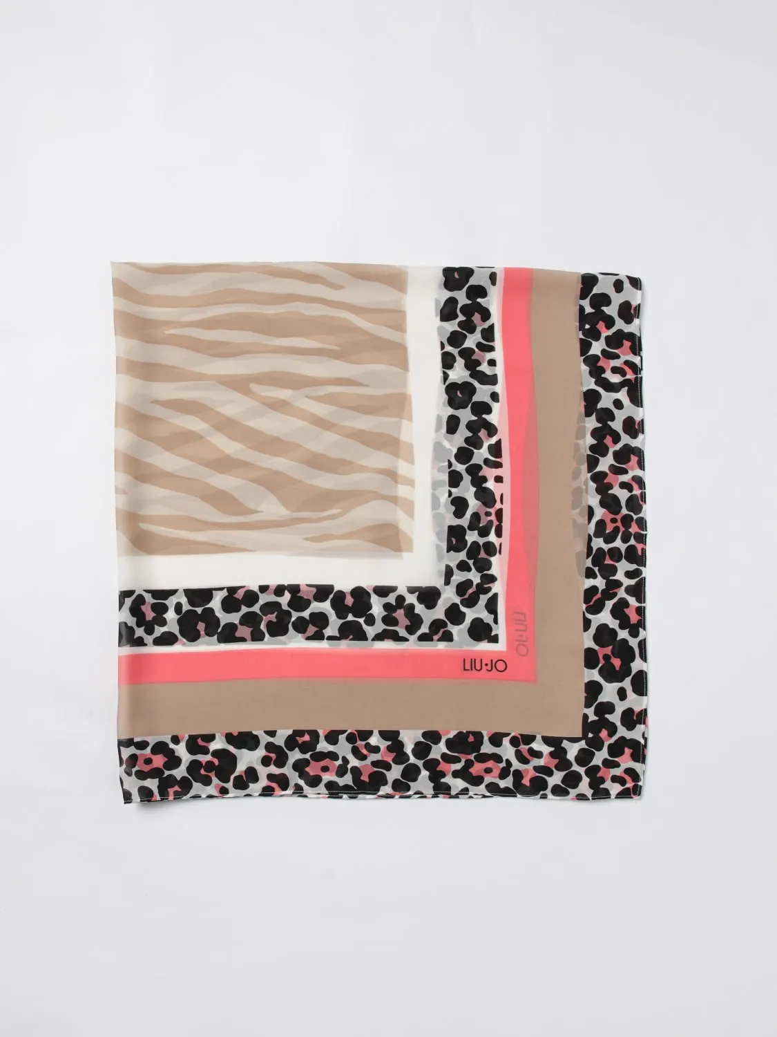 Foulard Liu Jo in viscosa con stampa animalier