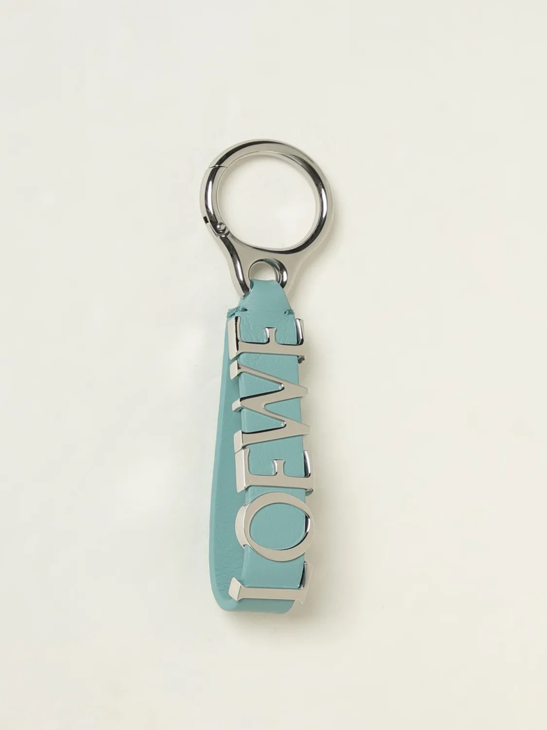 Portachiavi Loewe in pelle ed ottone