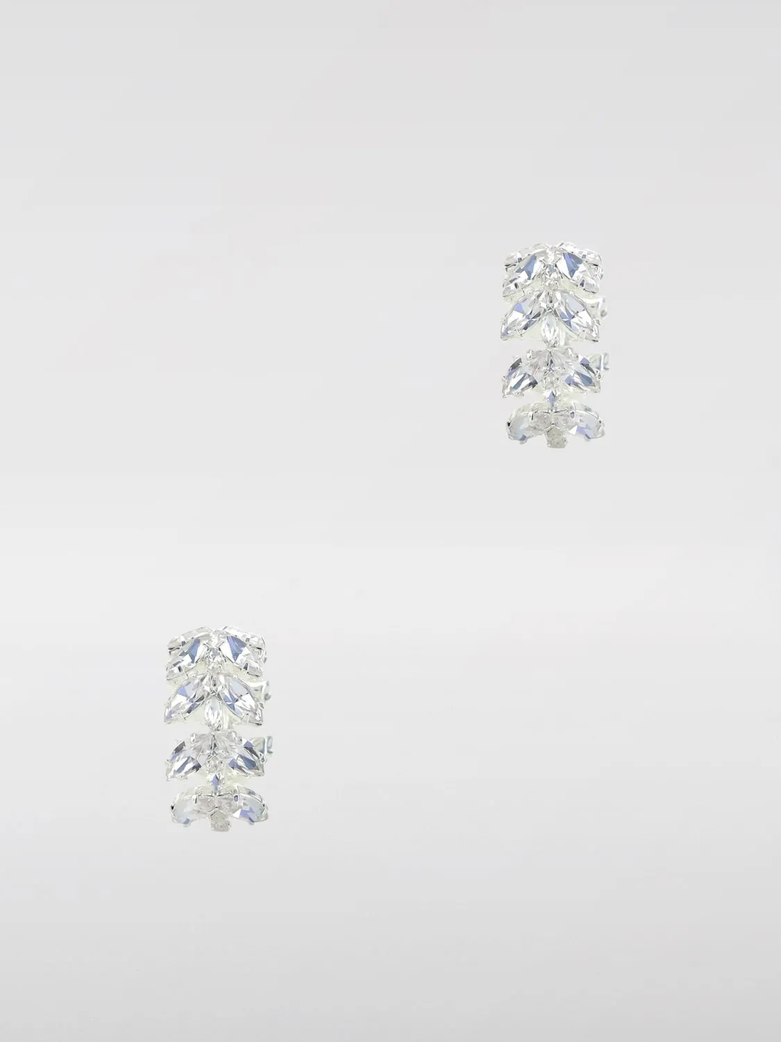 Orecchini Magda Butrym in ottone con strass incastonati