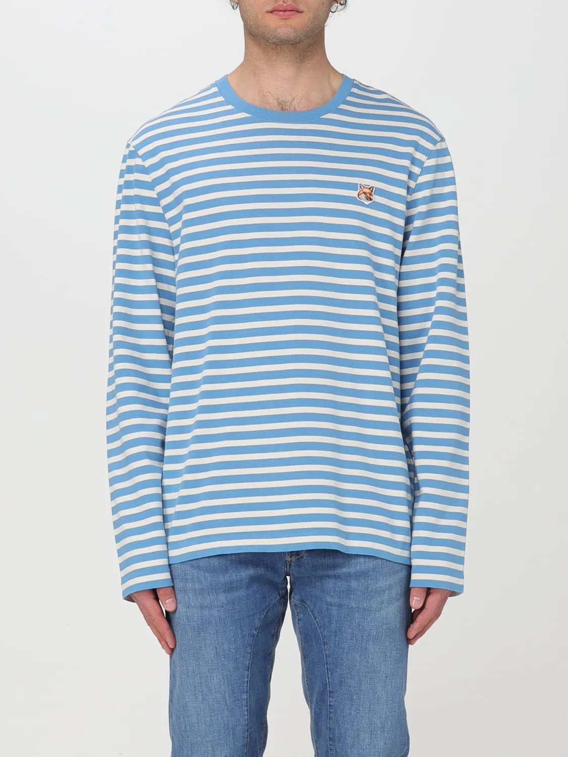 T-shirt a righe Maison Kitsuné