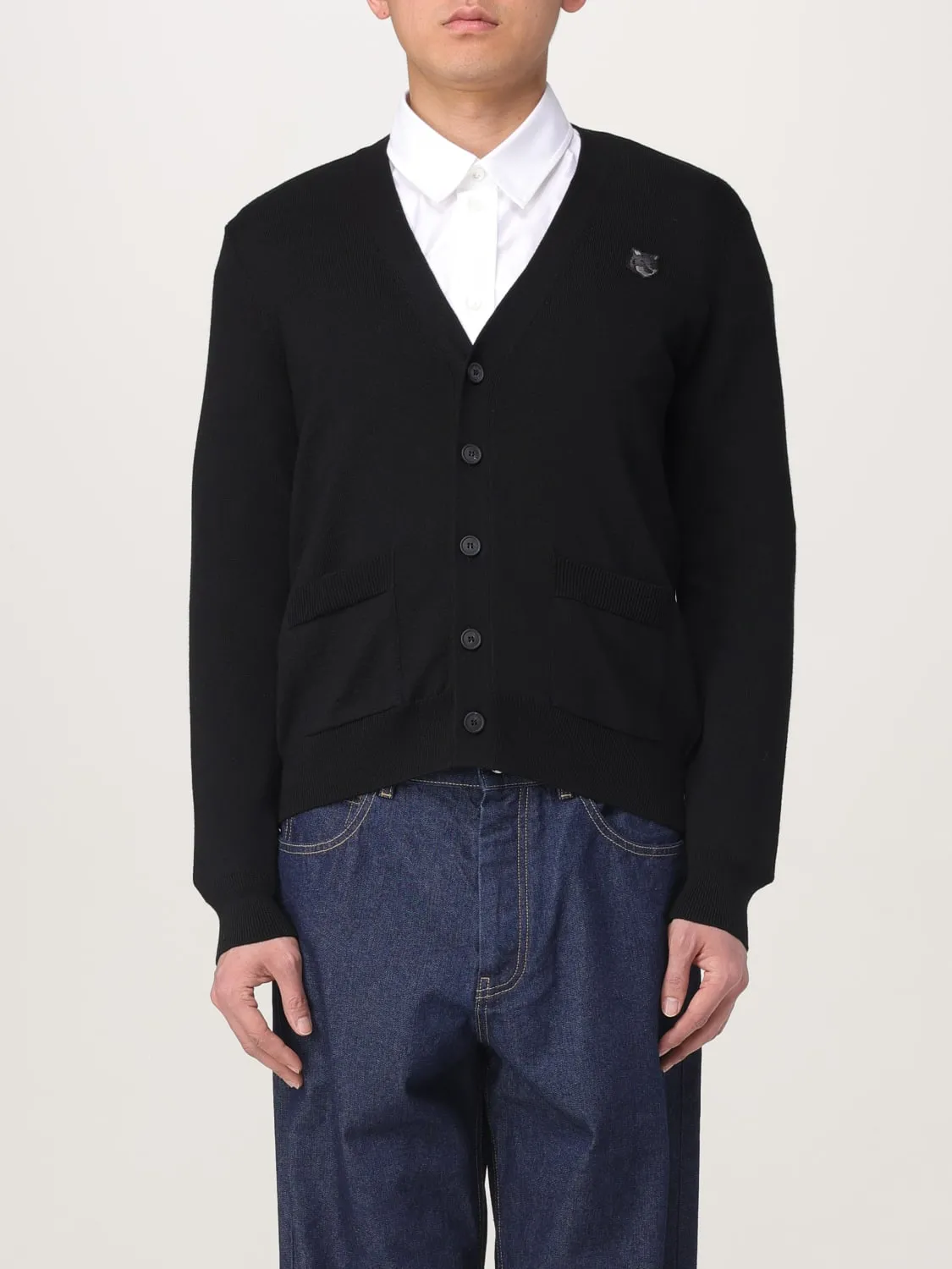 Cardigan Maison Kitsuné in lana