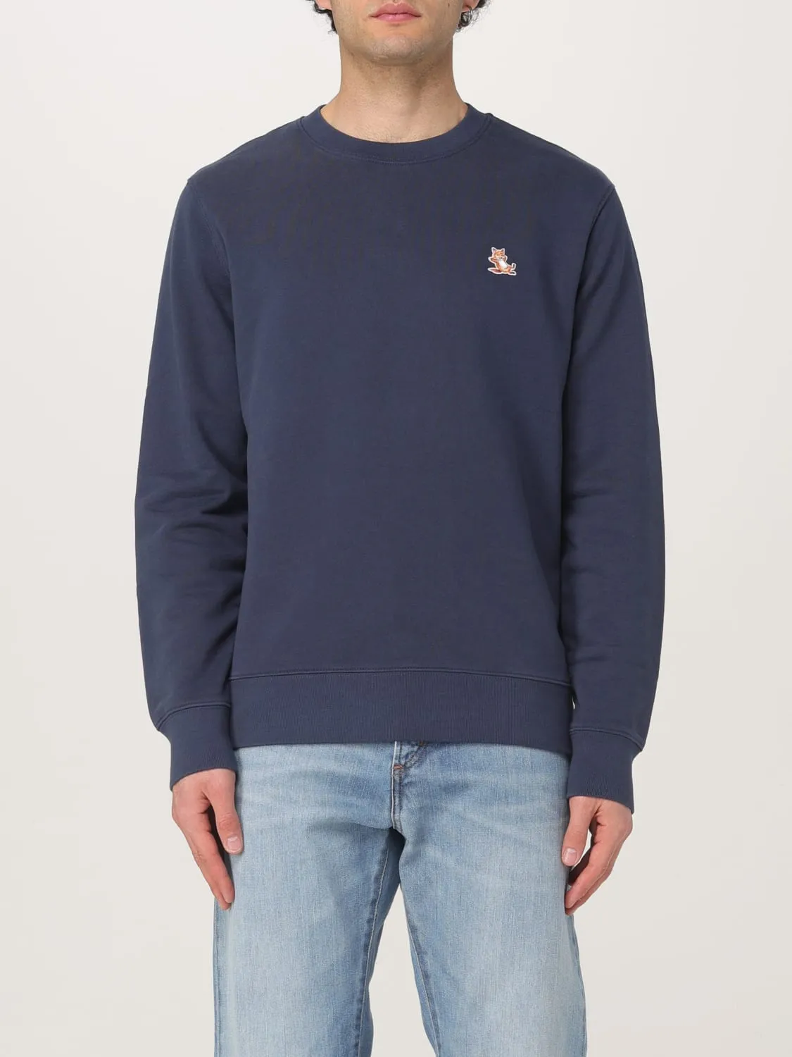 Felpa a girocollo Maison Kitsuné con mini logo