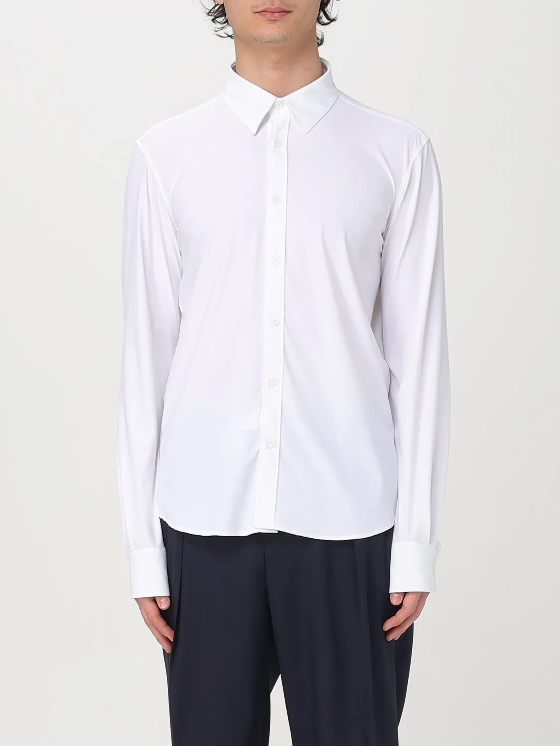 Camicia basic Manuel Ritz in popeline di cotone