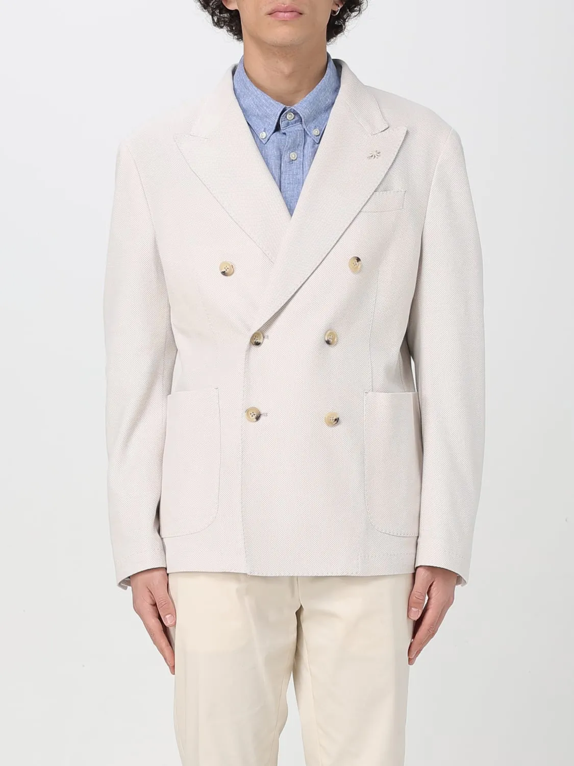 Blazer doppiopetto Manuel Ritz in cotone