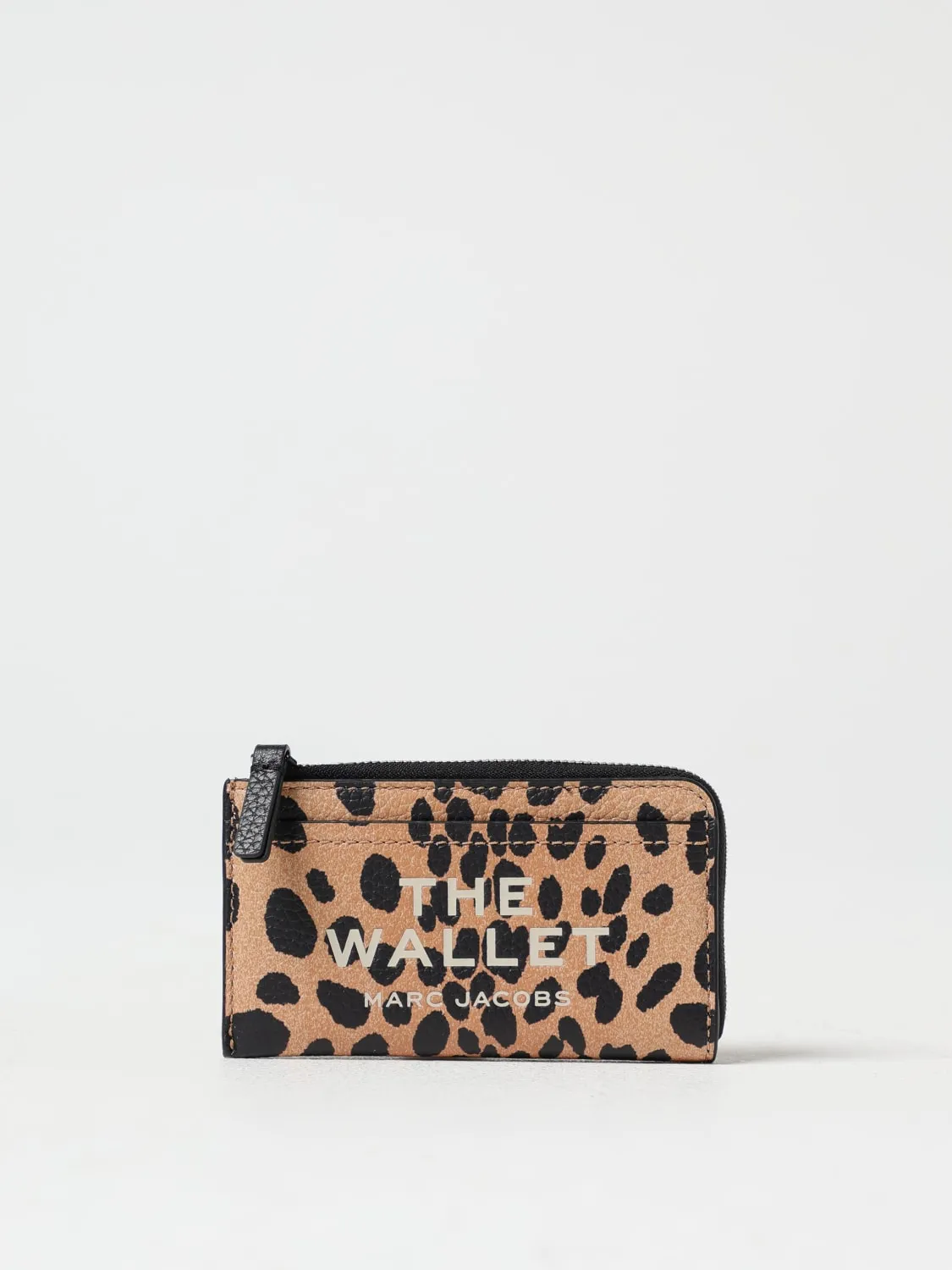 Portacarte The Wallet in pelle animalier Marc Jacobs