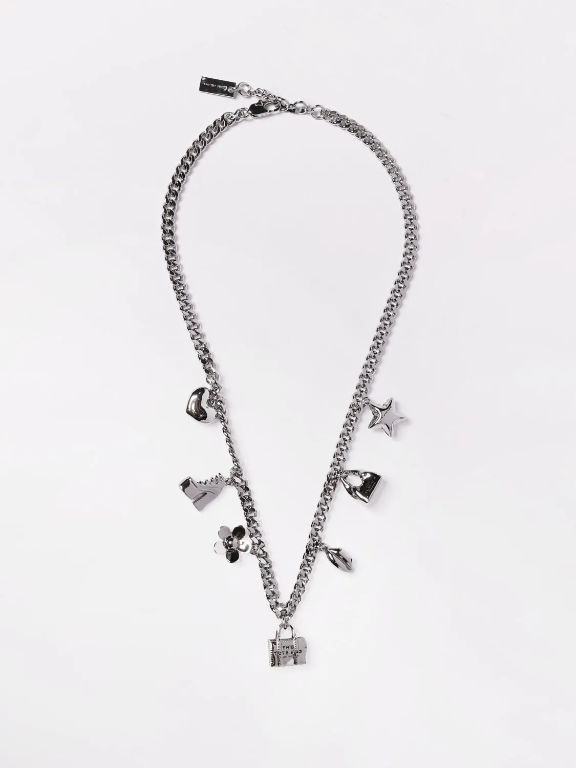 Collana The Mini Icon Charm Marc Jacobs in ottone con ciondoli