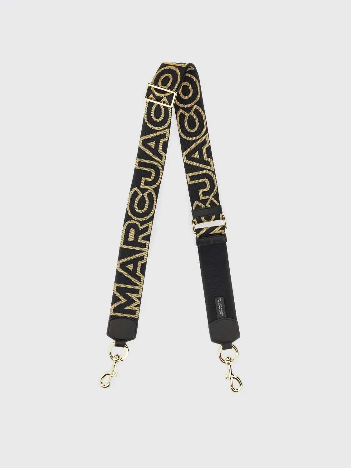 Tracolla Marc Jacobs in tessuto con logo jacquard