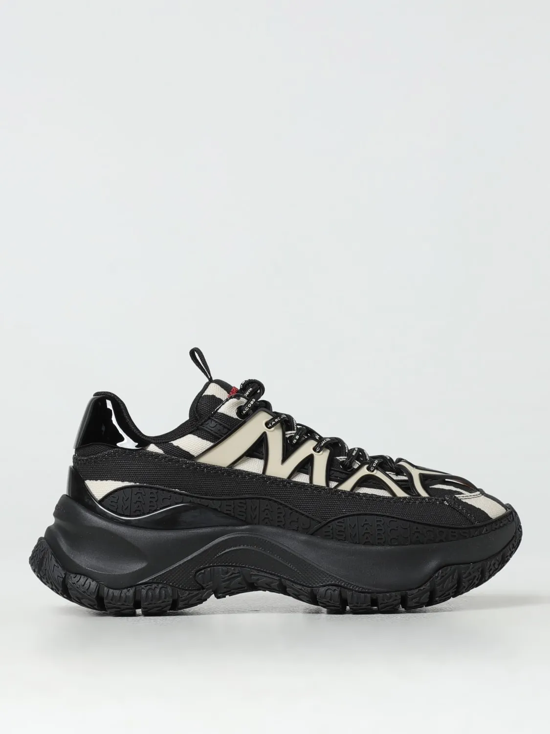 Sneakers The Zebra Canvas Lazy Hiker Marc Jacobs in canvas stampa zebrata