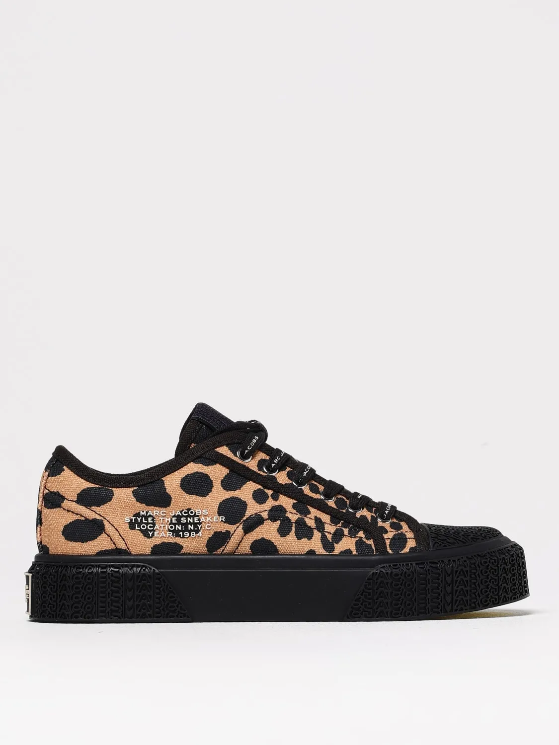 Sneakers Marc Jacobs in canvas stampa animalier