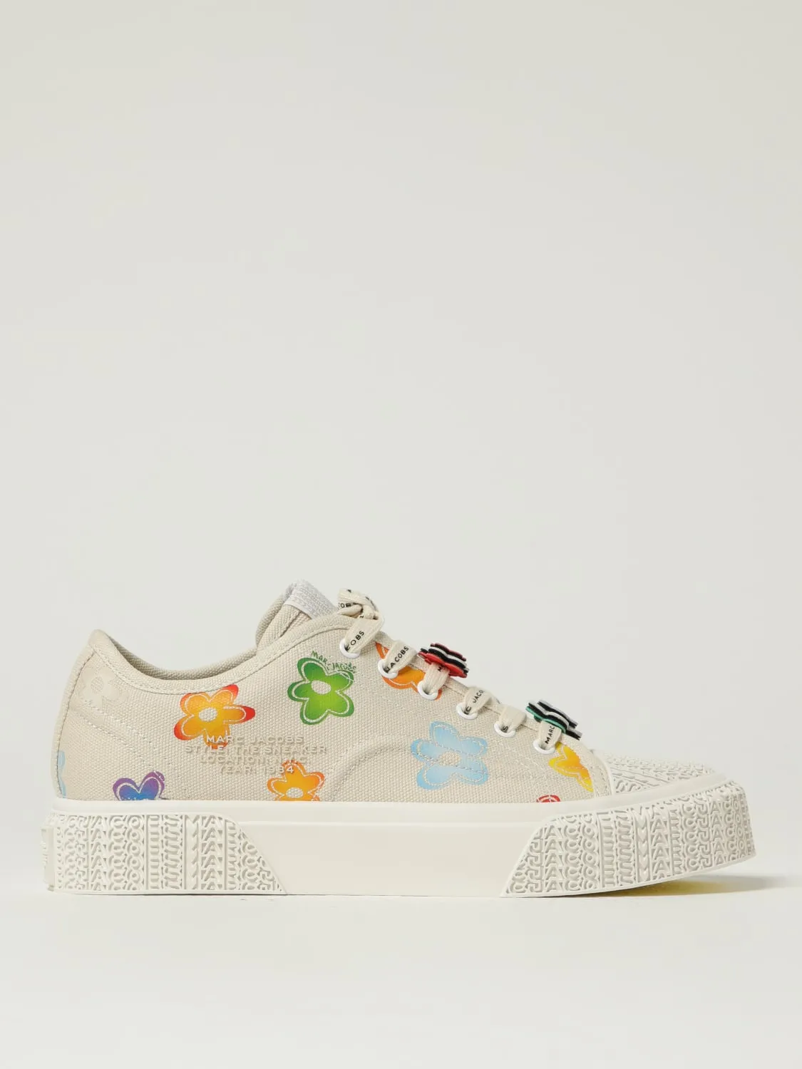 Sneakers The Wild Daisy Marc Jacobs in canvas con stampa floreale