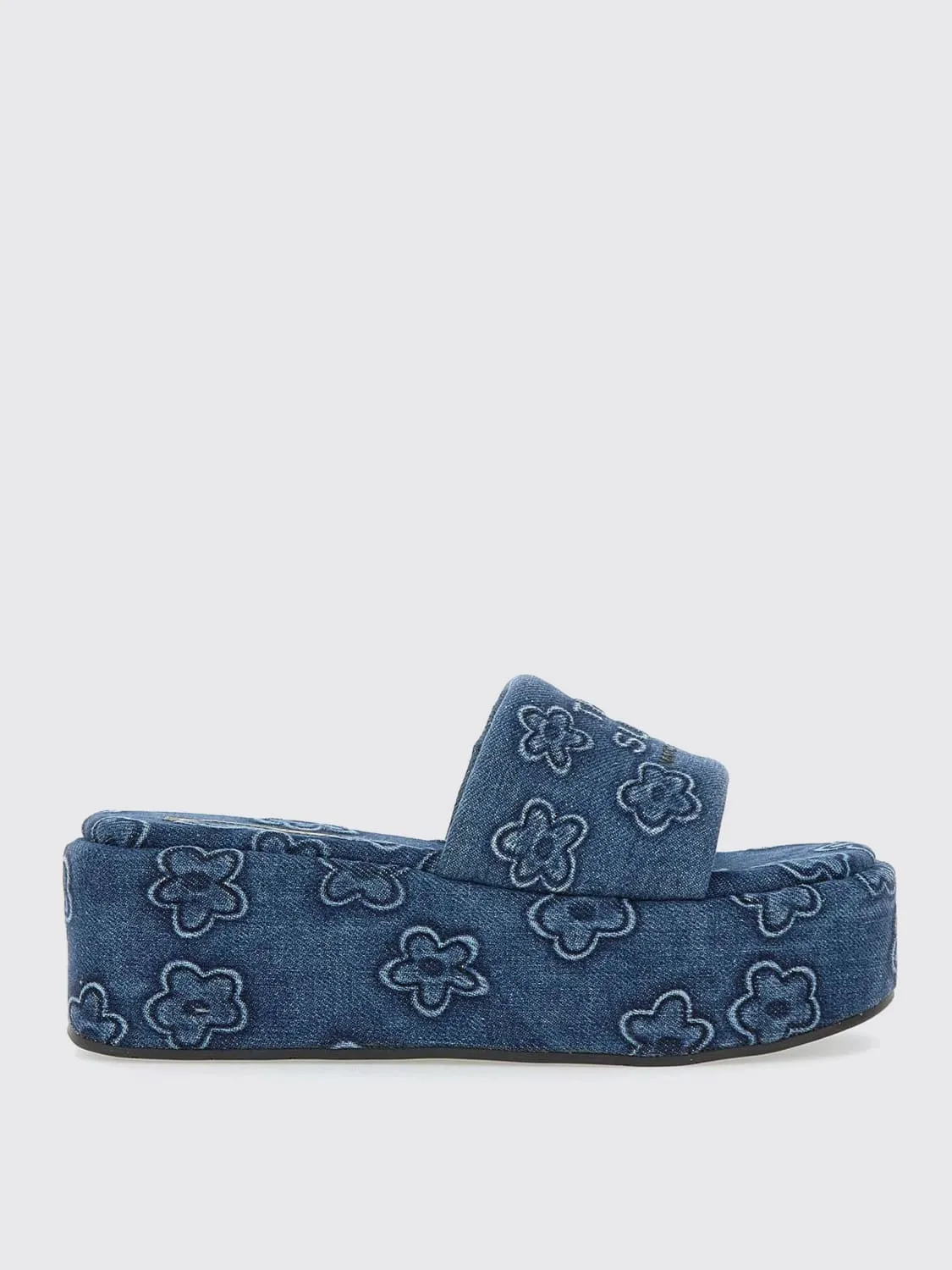 Sandalo The Puffy Daisy Denim Platform Marc Jacobs in denim