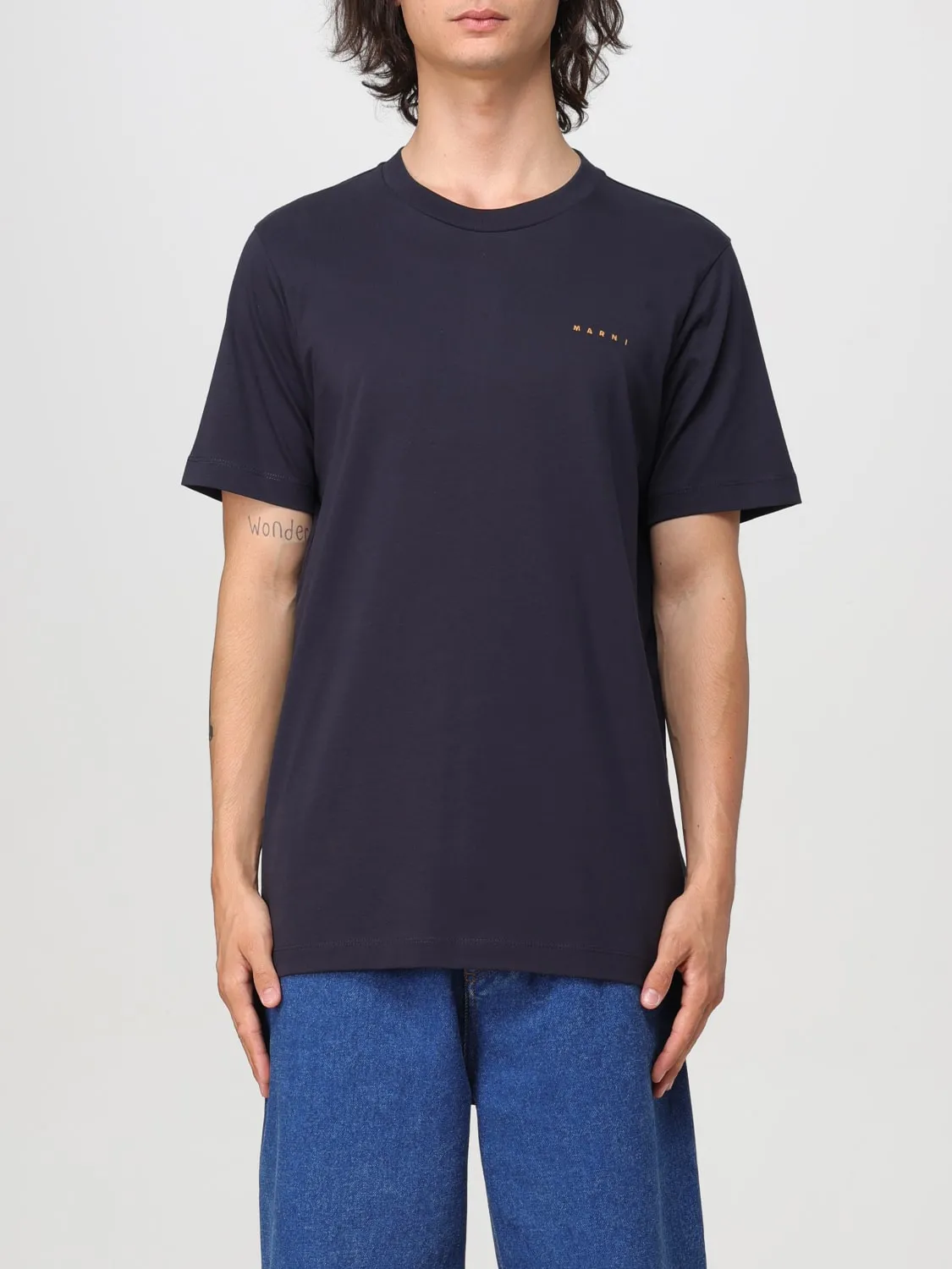 T-shirt con mini logo Marni