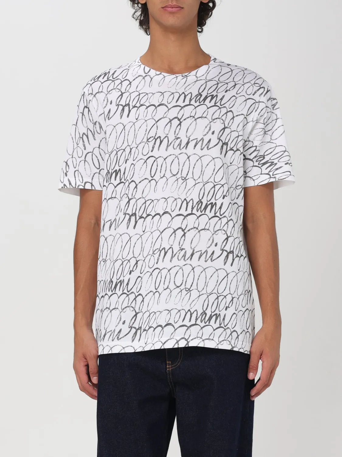 T-shirt Marni in cotone con stampa grafica