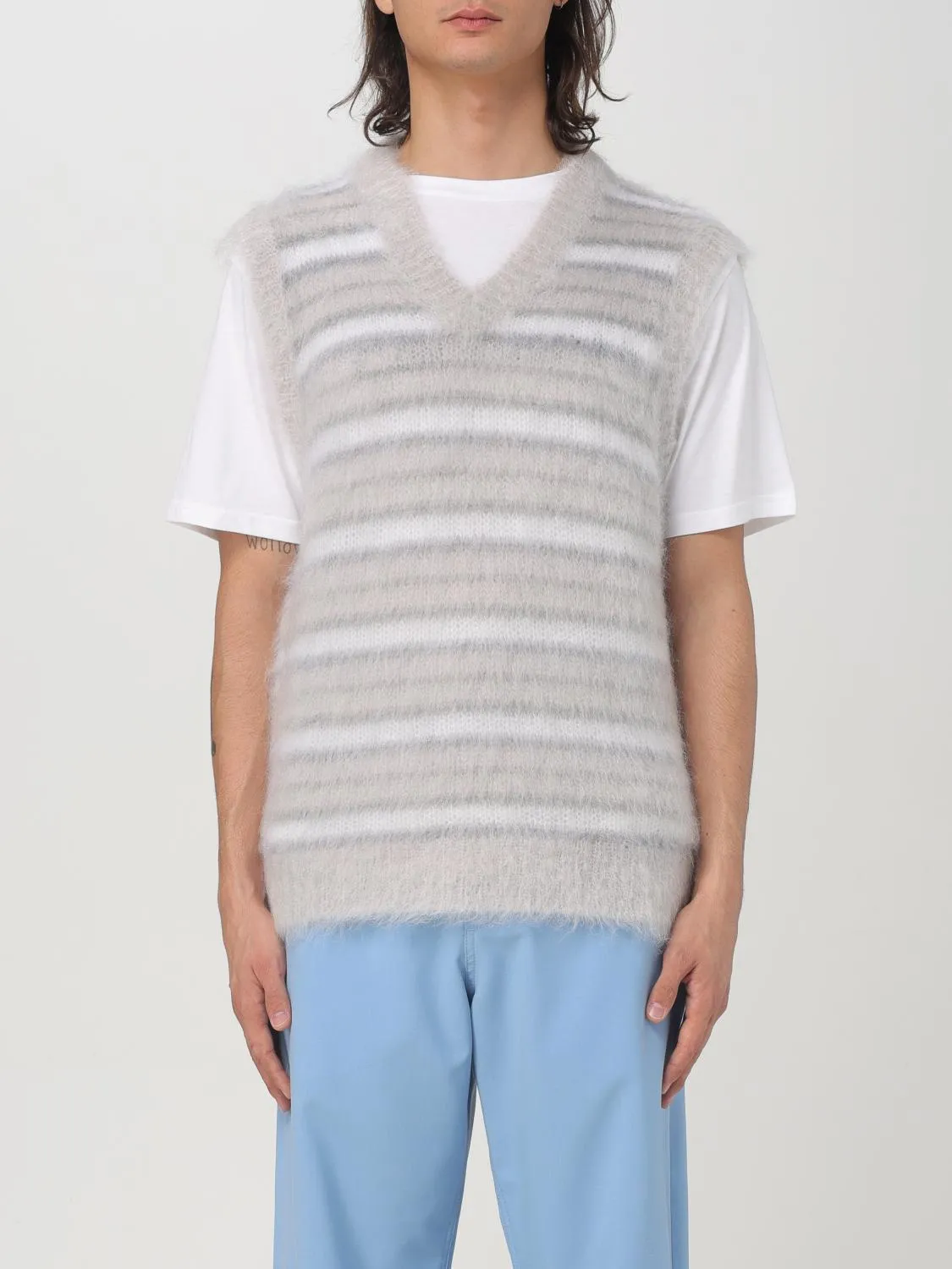 Gilet Marni in misto lana Mohair