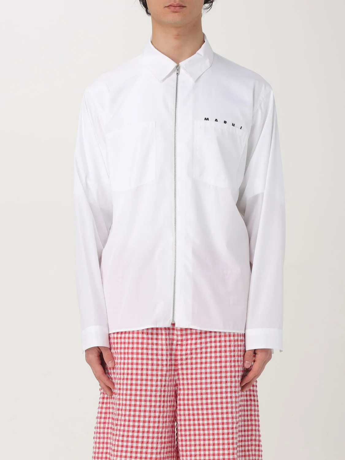 Camicia Marni in cotone con zip