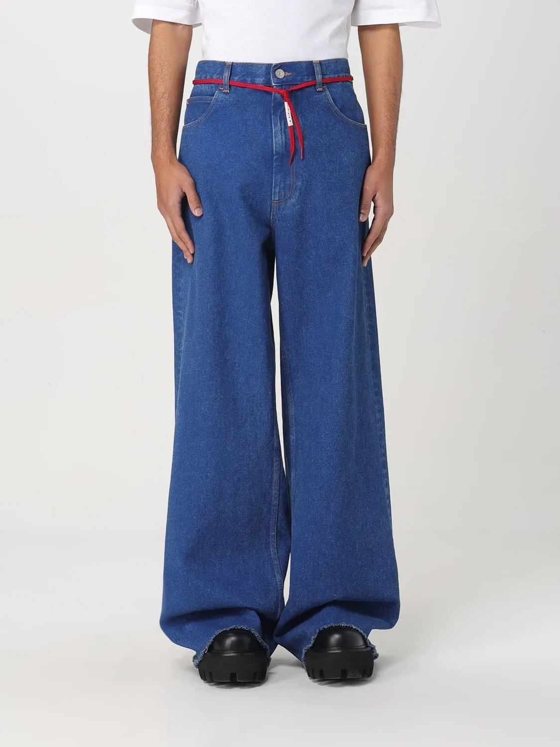 Jeans a palazzo Marni in denim