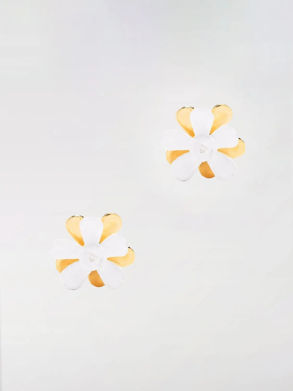 Orecchini Flower Marni in ottone smaltato