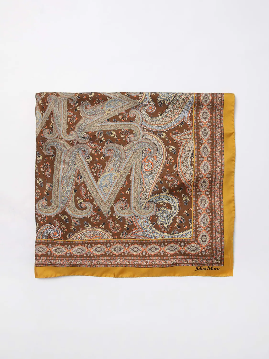 Foulard Max Mara in seta stampata