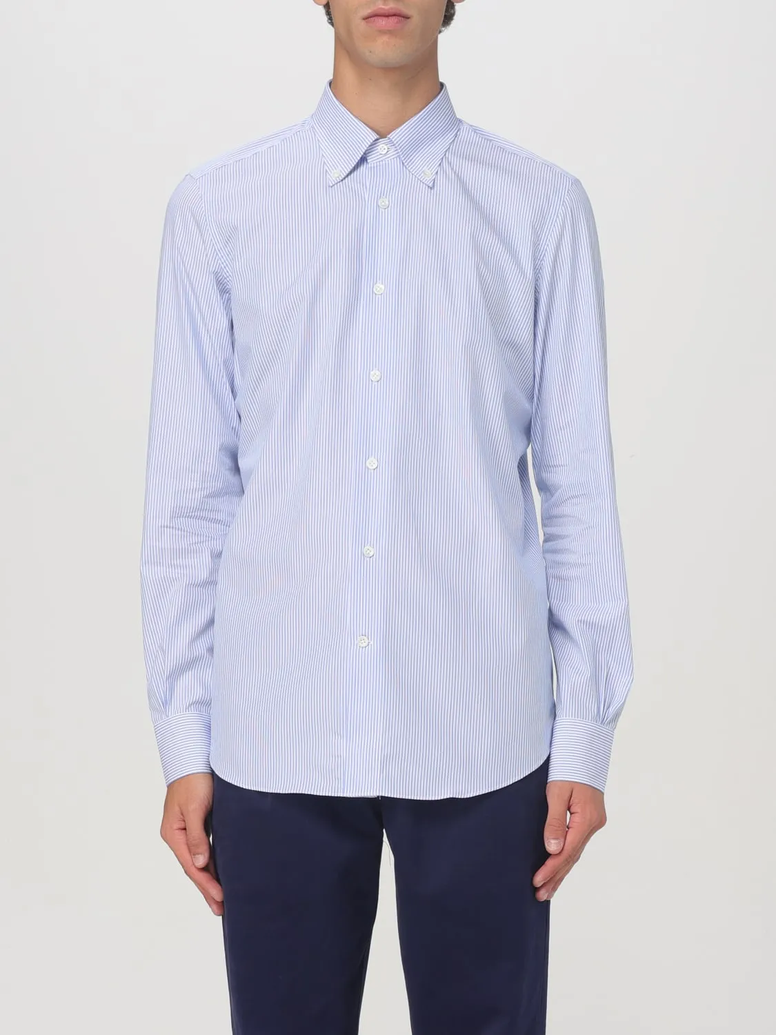 Camicia Mazzarelli in cotone a righe