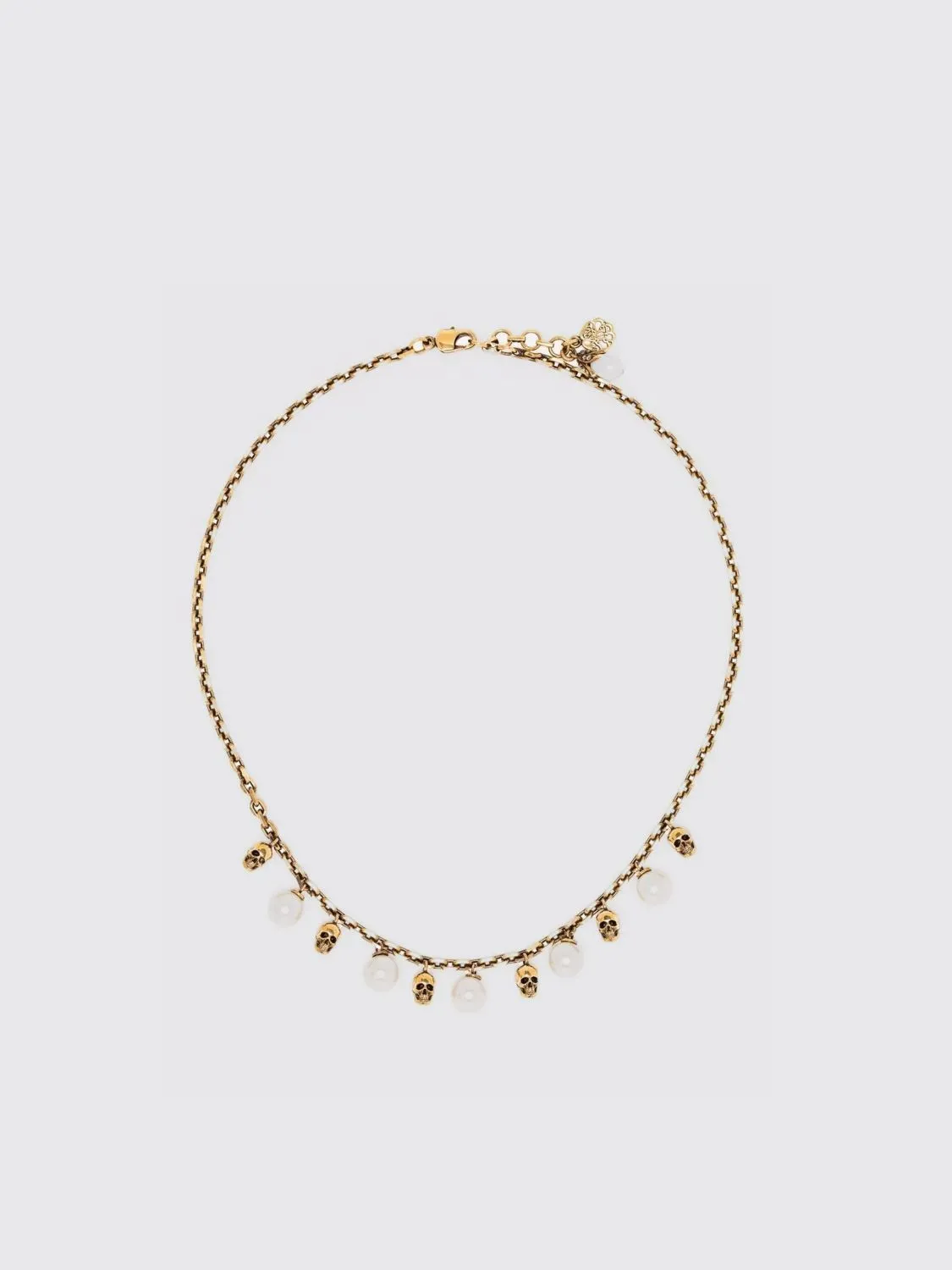 Collana McQueen in ottone con charms