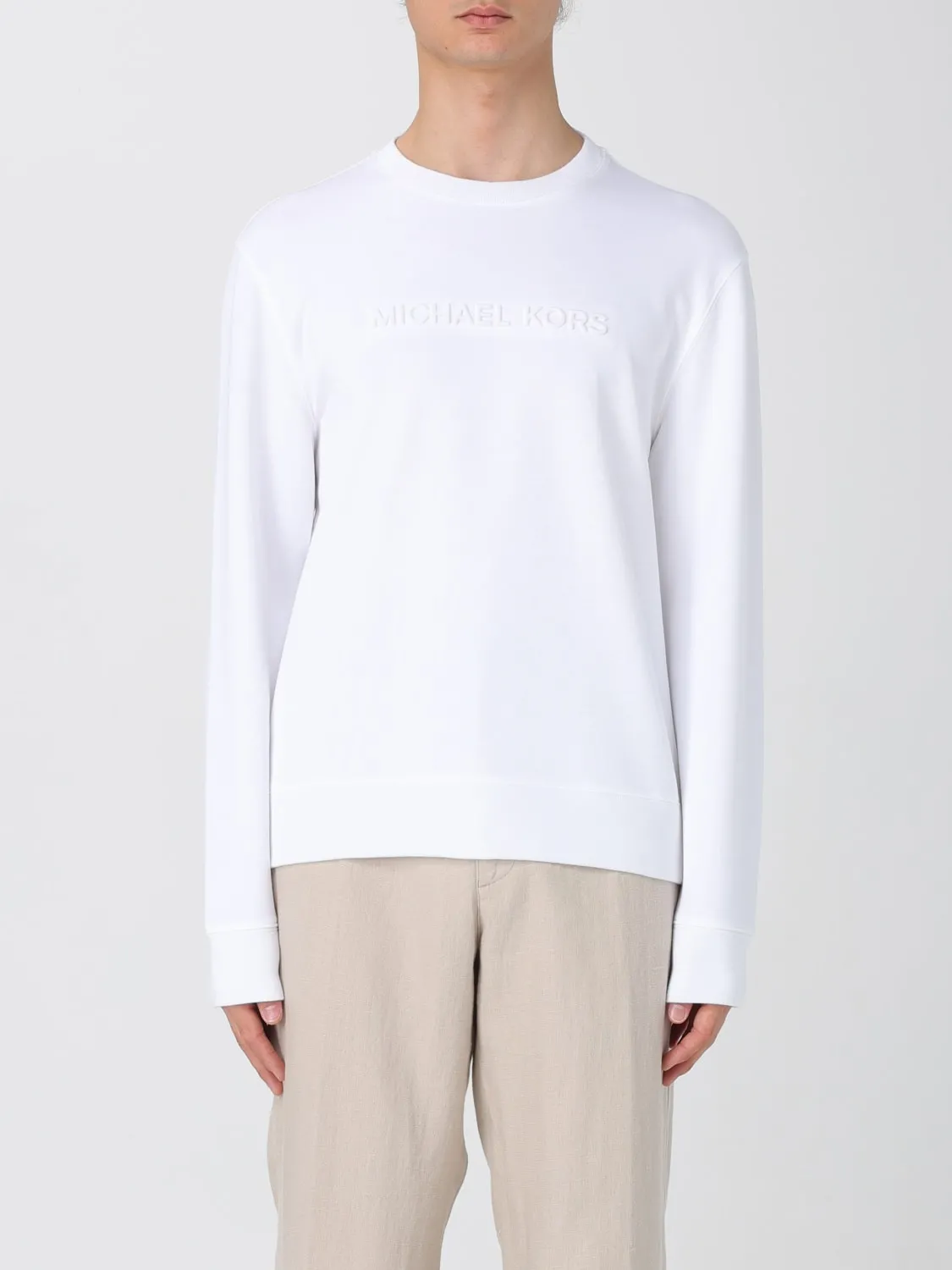 Felpa a girocollo con logo Michael Kors