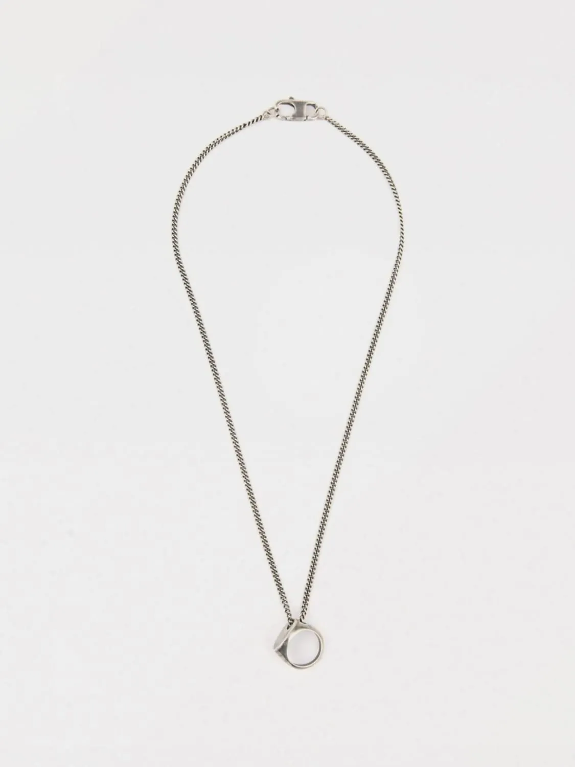 Collana MM6 Maison Margiela in ottone con ciondolo