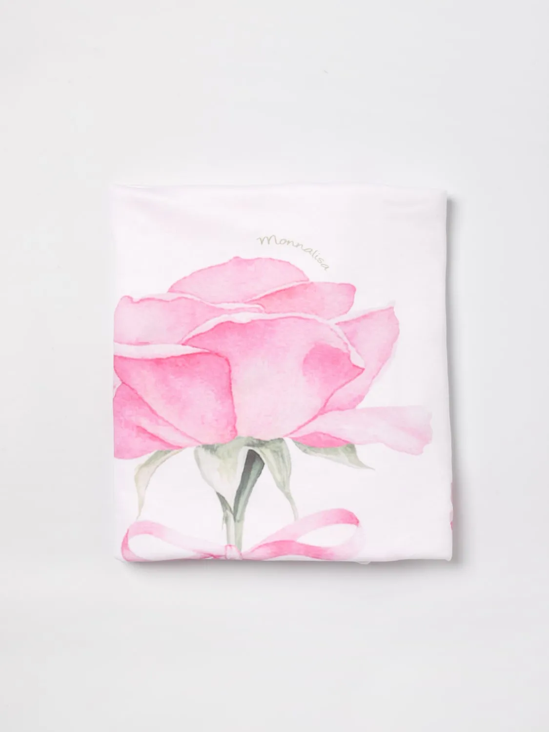 Copertina in cotone floreale Monnalisa