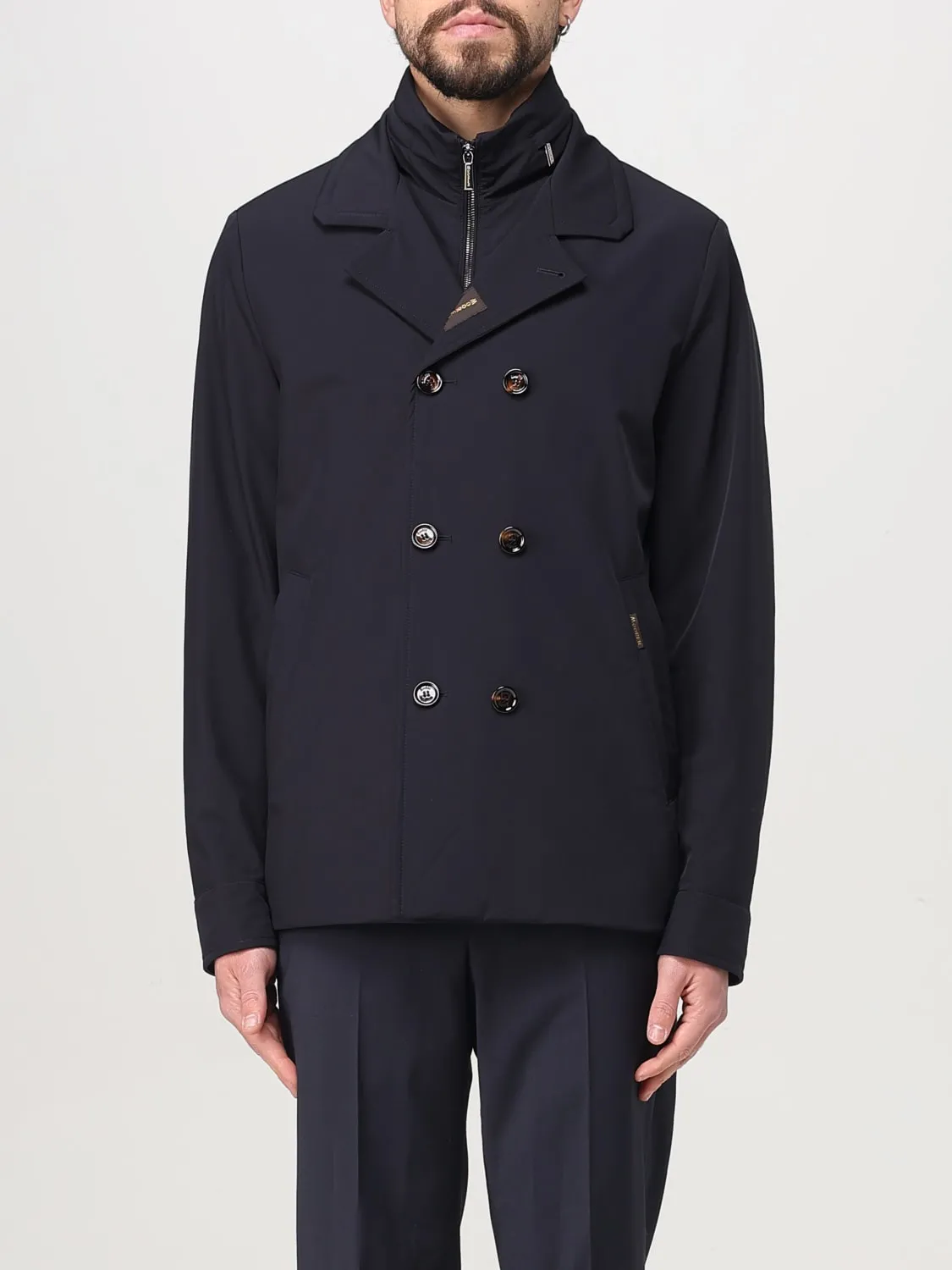 Blazer doppiopetto Moorer in nylon