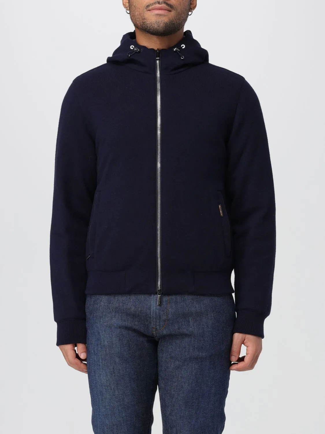 Bomber Moorer in lana vergine e cashmere