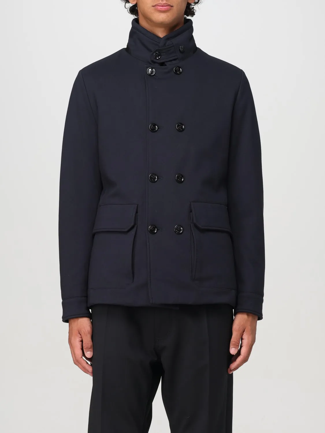 Giubbotto a doppiopetto Moorer impermeabile