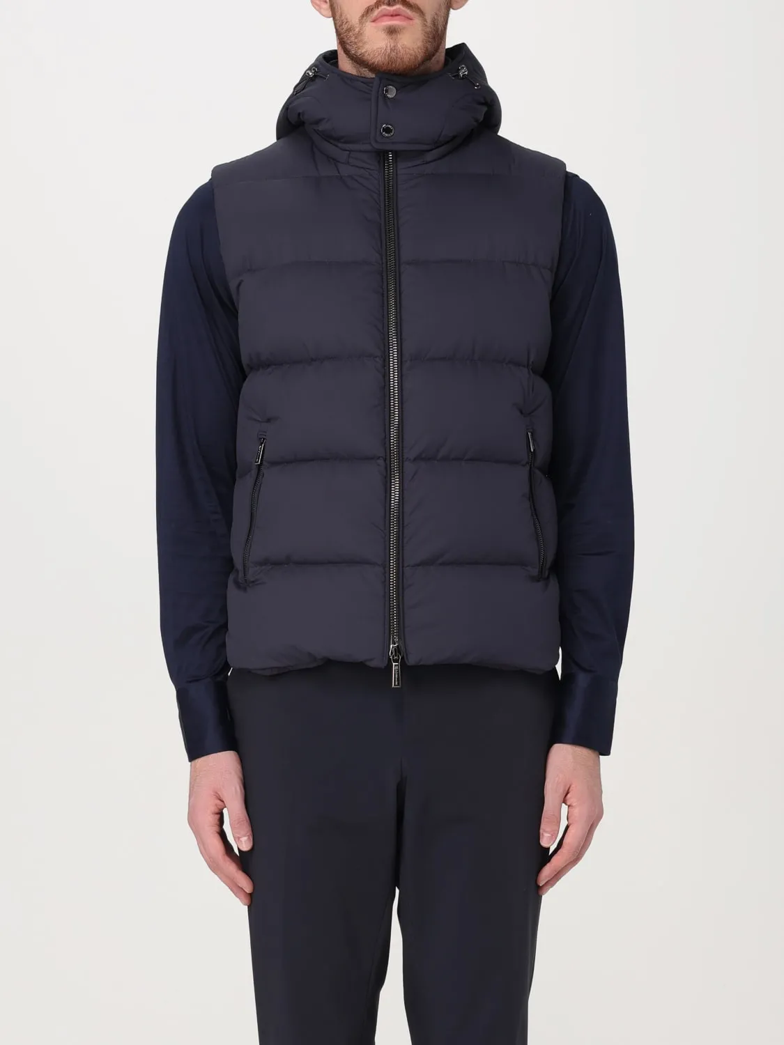 Gilet Moorer in nylon trapuntato