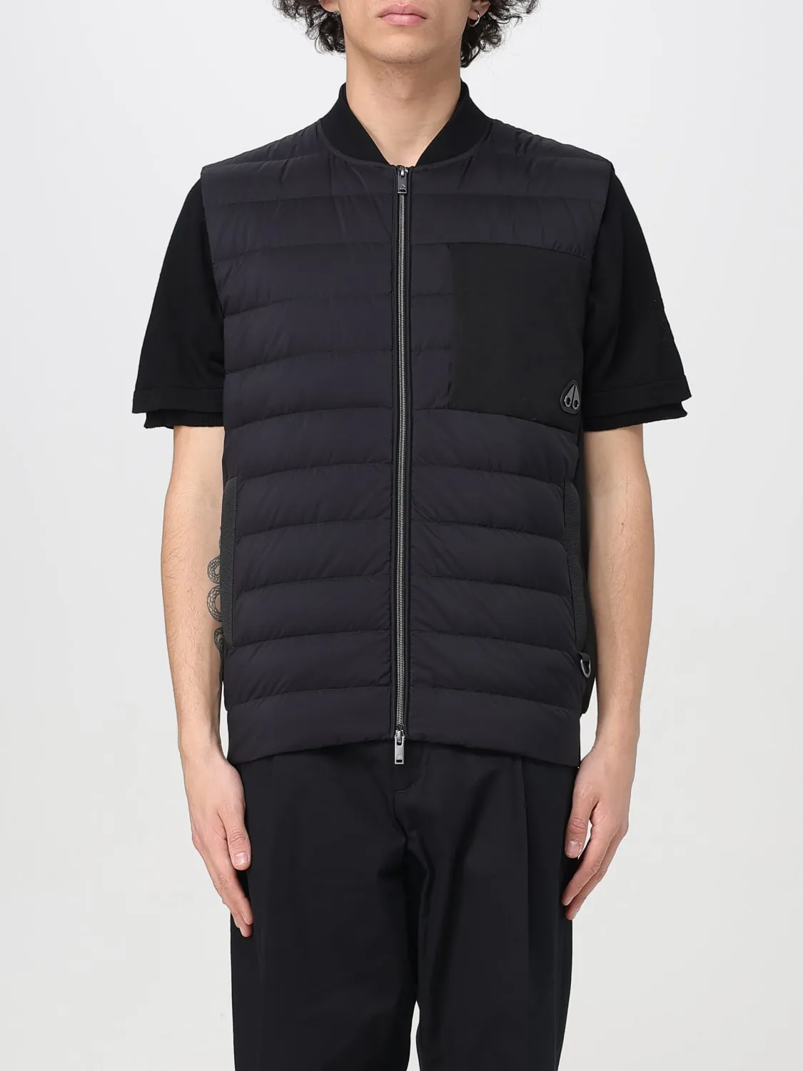 Gilet trapuntato Moose Knuckles in nylon e cotone