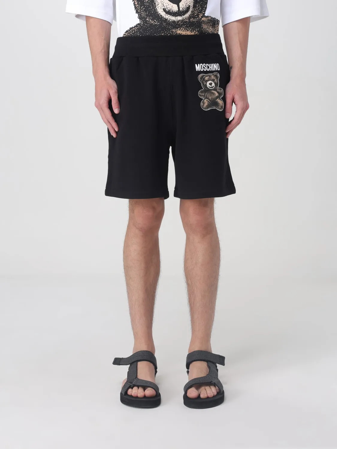 Pantaloncino Moschino Couture in cotone stampato