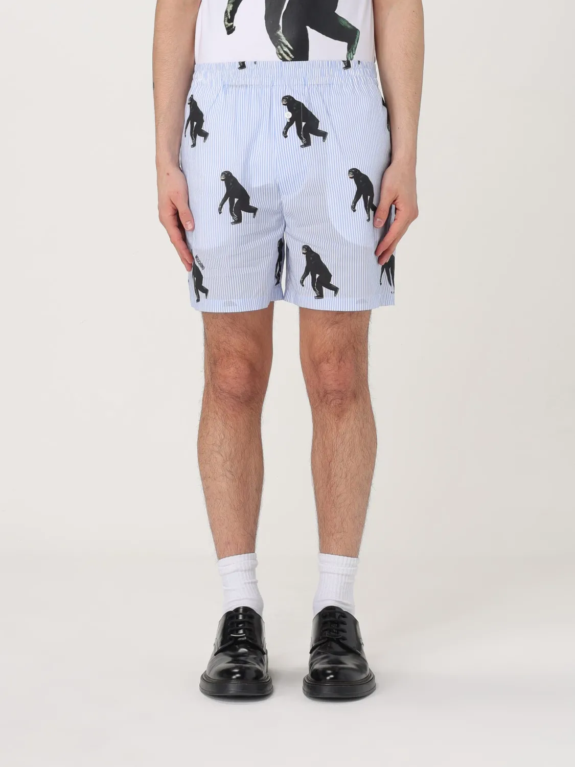 Pantaloncino Moschino Couture in cotone a righe