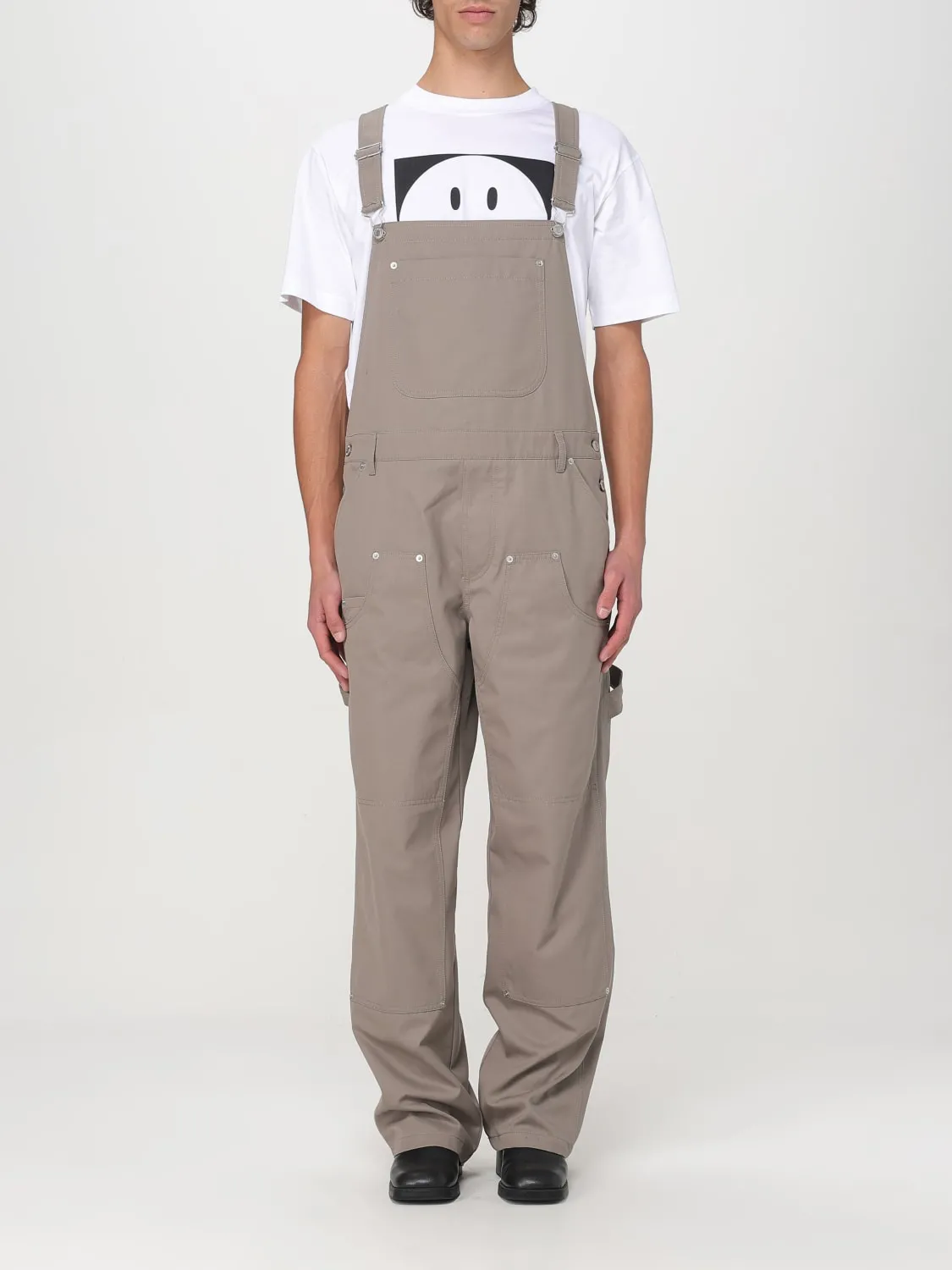 Salopette Moschino Couture in misto cotone