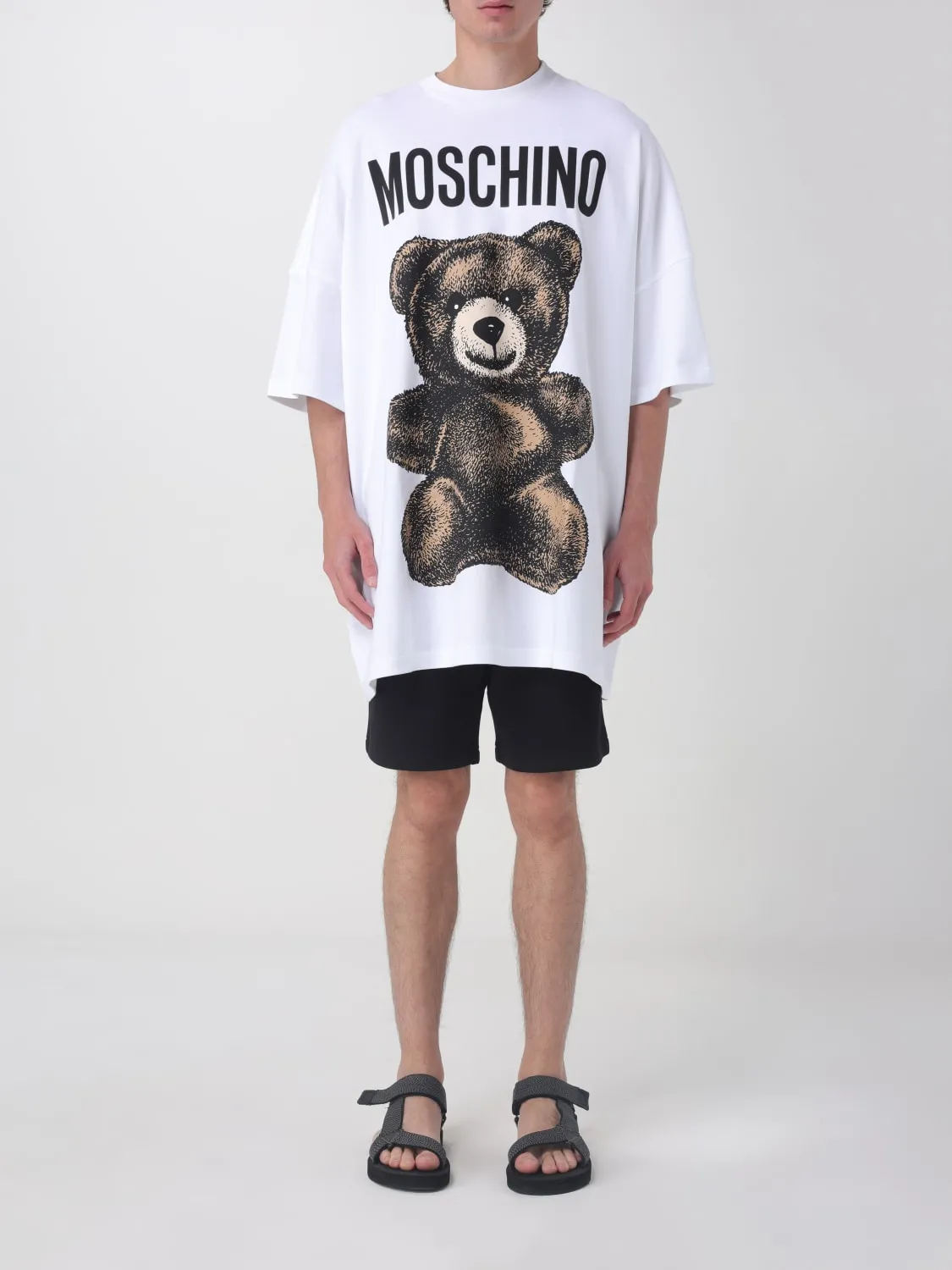 T-shirt oversize Teddy Bear Moschino Couture