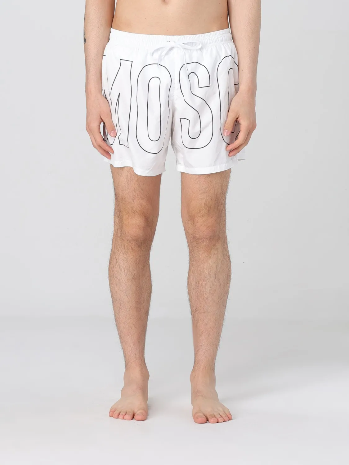 Costume da bagno con maxi logo Moschino Couture