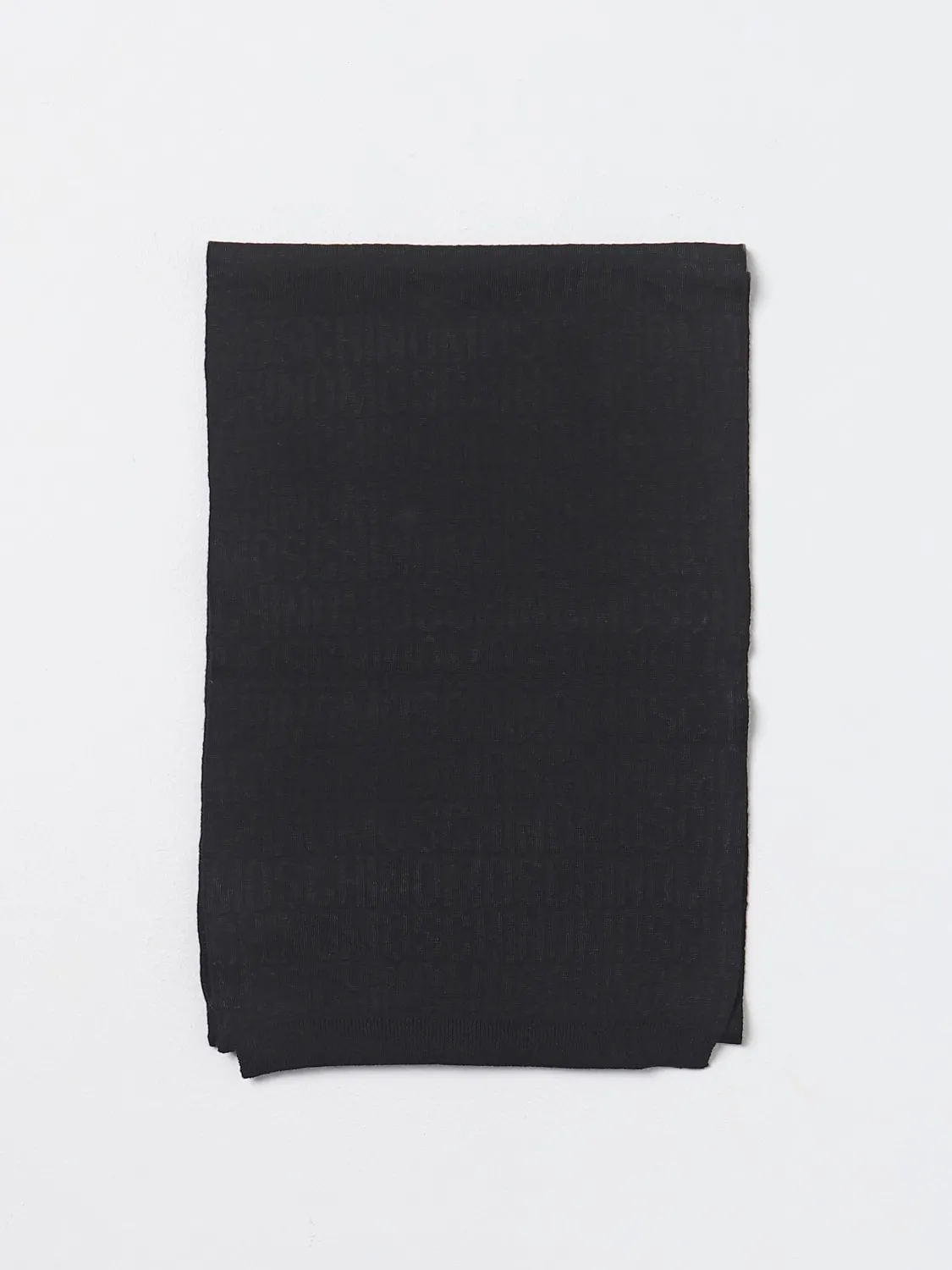 Sciarpa Moschino Couture in misto lana con logo jacquard