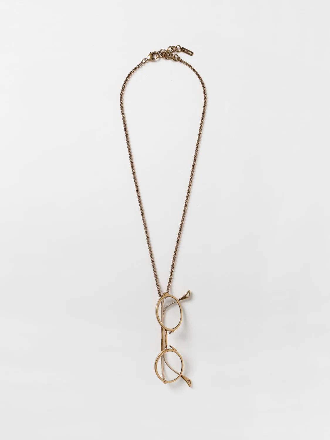 Collana Glasses Moschino Couture in ottone