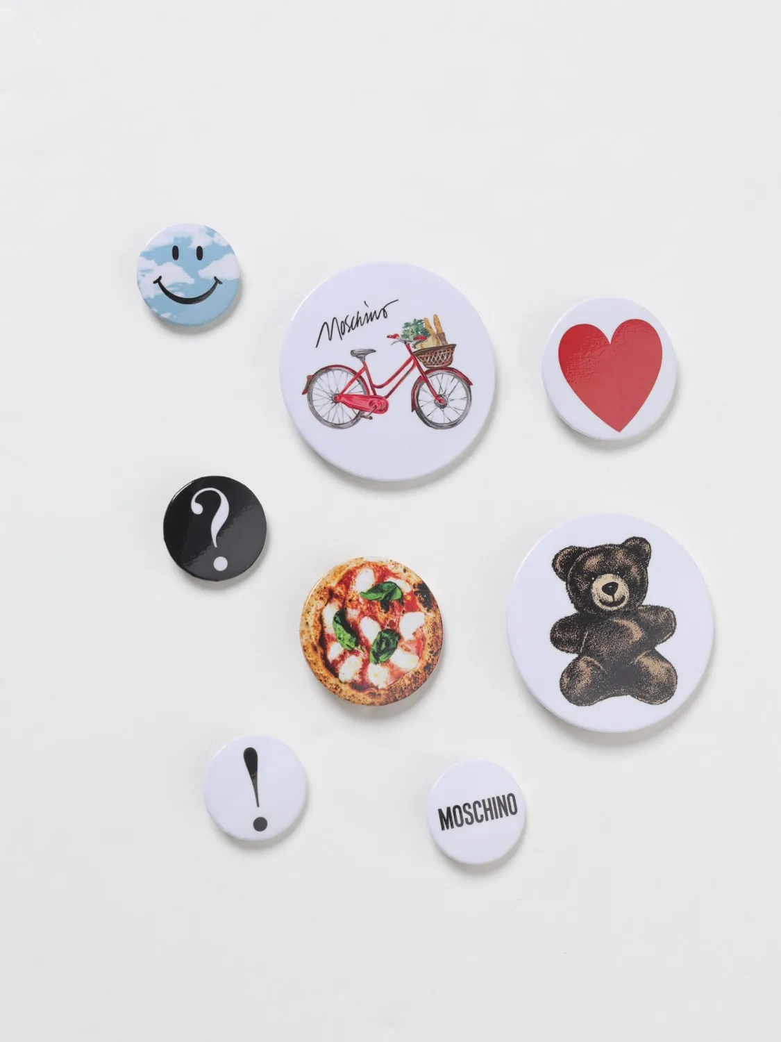 Set 8 spille Moschino Couture in alluminio stampato