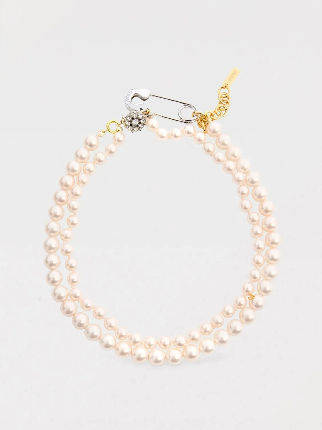 Collana Moschino Couture in perle sintetiche