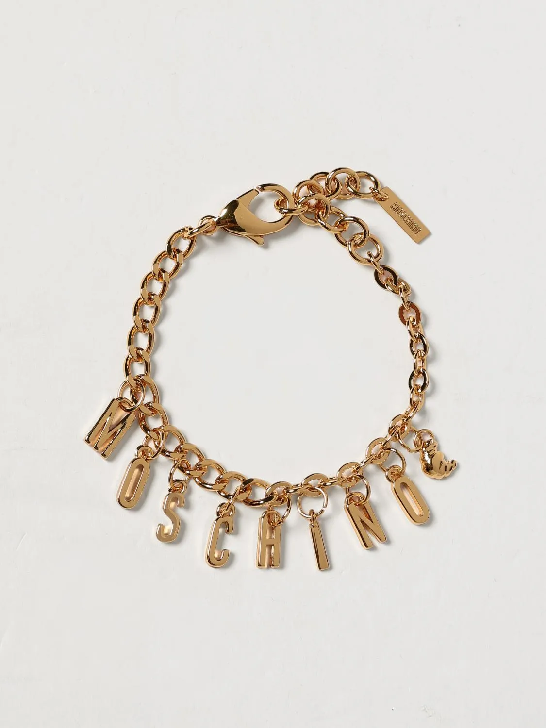 Bracciale Moschino Couture in ottone con charms