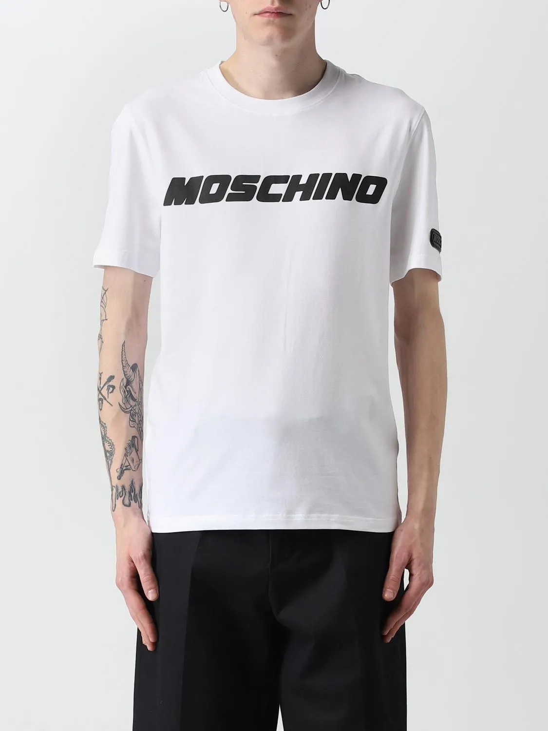 T-shirt Moschino Couture in cotone stretch