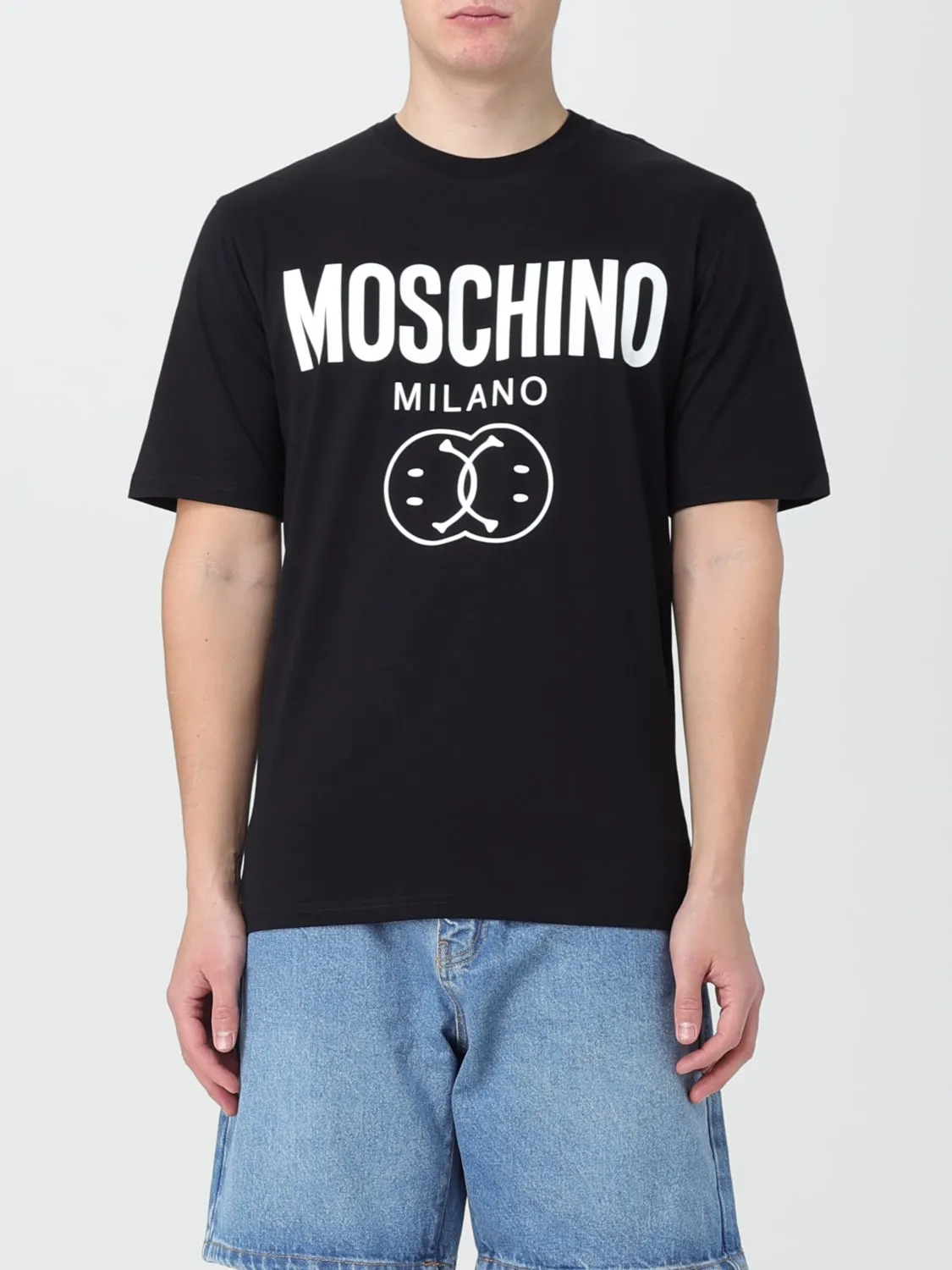 T-shirt Moschino Couture a girocollo in cotone