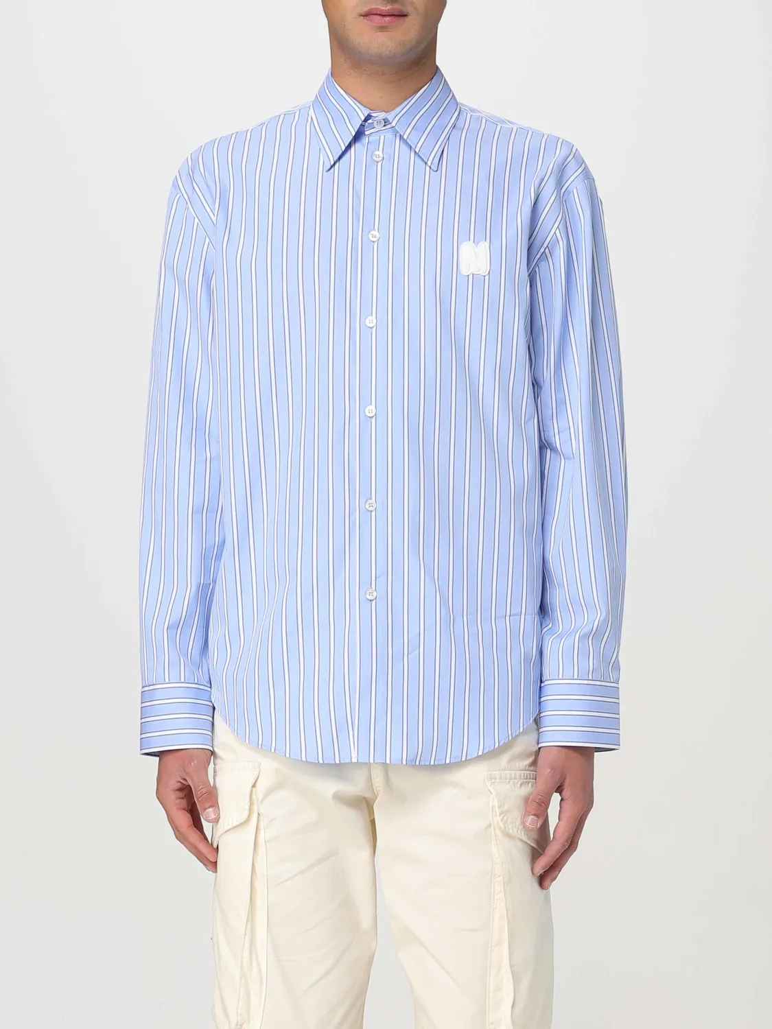 Camicia MSGM in cotone a righe