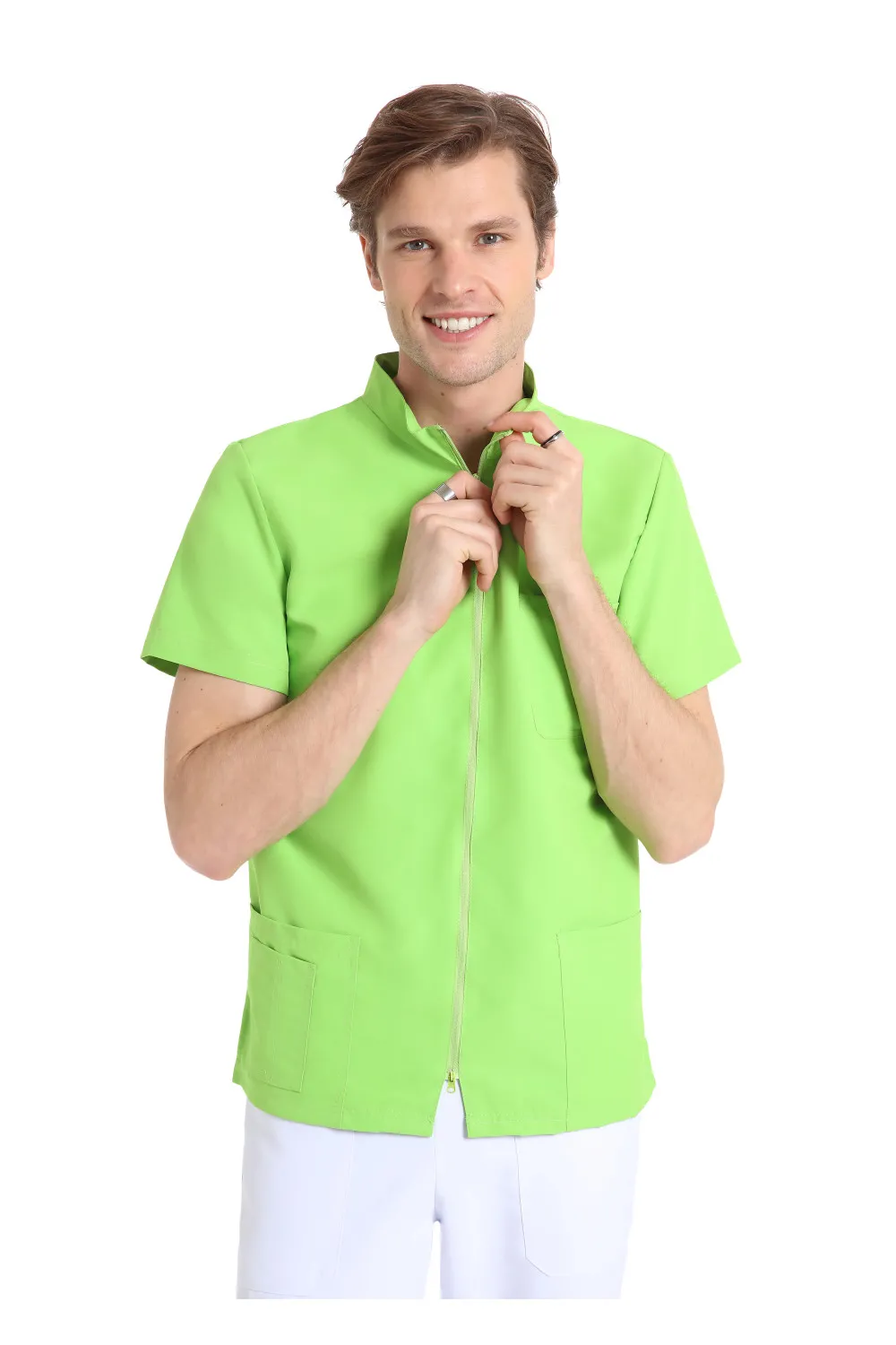 Unisex-Smock, Bügelfrei, Quick Medical Uniform Apple Green