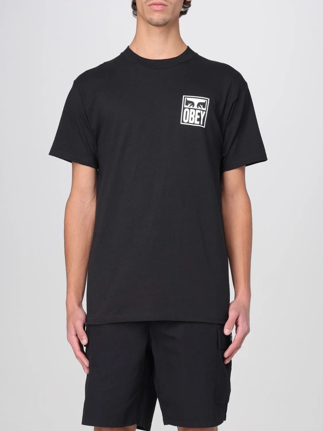T-shirt Obey in cotone con logo